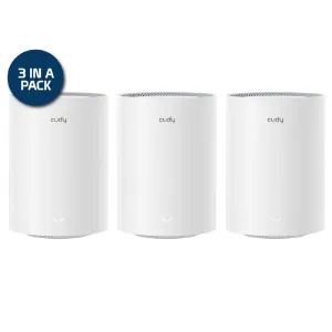 Cudy Dual Band WiFi 6 1800Mbps Gigabit Mesh 3 Pack | M1800 (3-Pack)