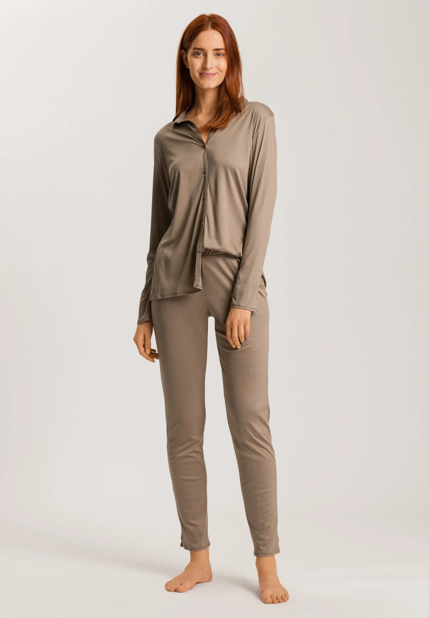 Grand Central TENCEL™ and Silk Shirt | Taupe 77305-2847