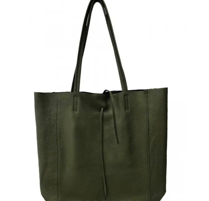 Raya Tote Handbag Genuine Italian Leather
